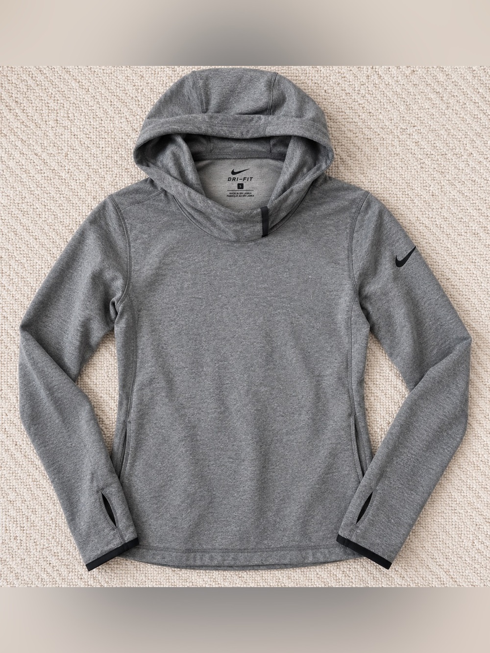 Nike Pro Dri-FIT Gray Performance Hoodie | Women’s Small